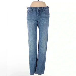 Pilcro and the Letterpress Straight Leg Blue Jeans | Anthropologie | Size 26